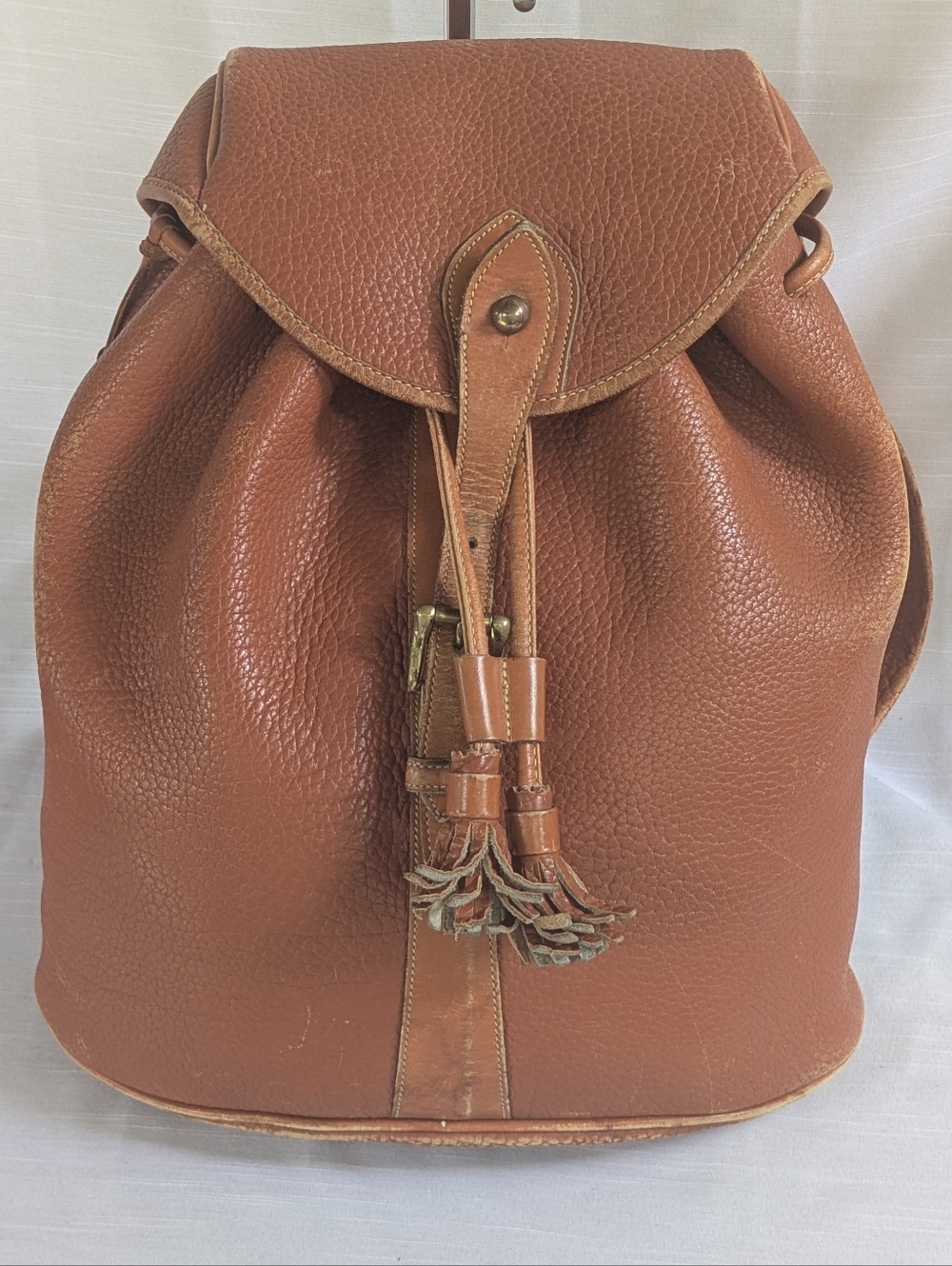 Dooney And Bourke Vintage Tan Women’s Leather Backpack